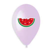 Palloncino in Lattice 13" Assortito con Anguria 5pz Gemar "Theme & Patterns"