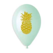 Palloncino in Lattice 13" Assortito con Ananas Oro 5pz Gemar "Theme & Patterns"