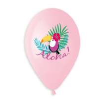 Palloncino in Lattice 13" Assortito con Stampa Tucano 5pz Gemar "Theme & Patterns"