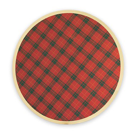 Sottobicchiere "Christmas Tartan" 8pz Sottopiatti e Sottobicchieri