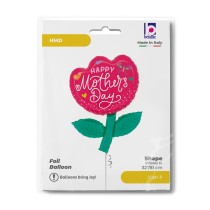 Palloncino in Foil 39" Super Shape Tulipano "Happy Mother's Day" Giornate Speciali Grabo