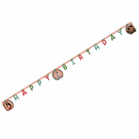 Festone Happy Birthday Carta con Oceania 2 - 2mt Oceania