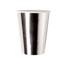 Bicchiere di Carta 250ml Argento "Silver" 8pz Argento