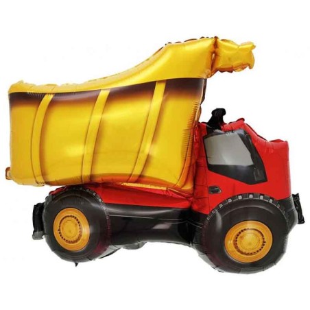 Palloncino in Foil 27" Super Shape Camion da Lavoro Ribaltabile Veicoli