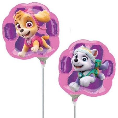 Palloncino in Foil 14" Mini Shape Skye & Everest "Paw Patrol" Paw Patrol
