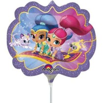 Palloncino in Foil 14" Mini Shape Shimmer & Shine Shimmer e Shine