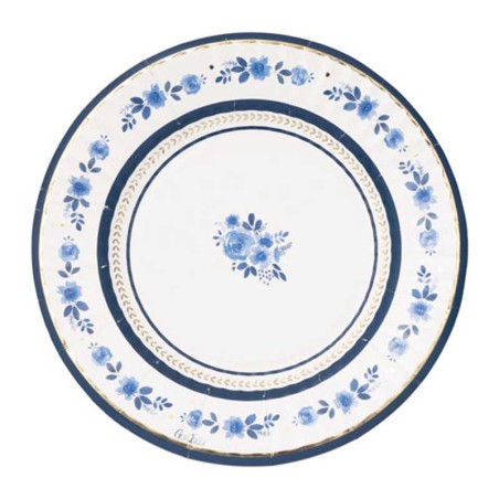 Piatto di Carta 21cm "Blue Royal" 8pz Blue Royal