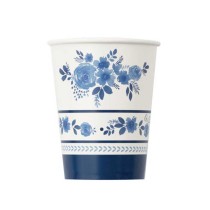 Bicchiere di Carta 250ml "Blue Royal" 8pz Blue Royal