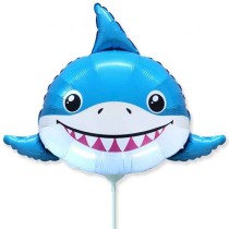 Palloncino in Foil 14" Mini Shape Squalo "Shark" Pesci e Mare