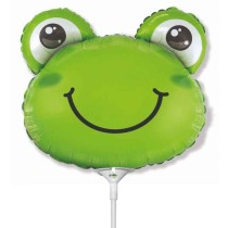 Palloncino in Foil 14" Mini Shape Rana "Frog" Animali (Fattoria e Domestici)