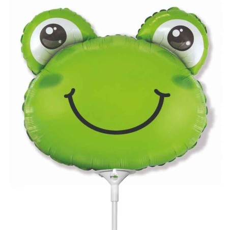 Palloncino in Foil 14" Mini Shape Rana "Frog" Animali (Fattoria e Domestici)