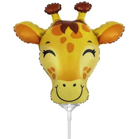 Palloncino in Foil 14" Mini Shape Giraffa Palloncini Tema Giungla