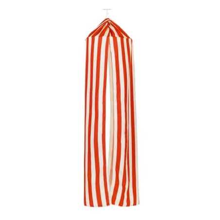 Baldacchino Decorativo in tessuto Bianco e Rosso Tema Circo Circo "Circus Party"