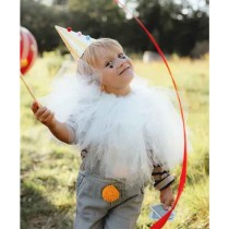 Cappellino a Cono Assortito con Pompon 6pz Circo "Circus Party"