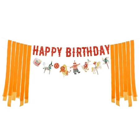 Festone Happy Birthday Circo "Circus" 2,75mt Circo "Circus Party"
