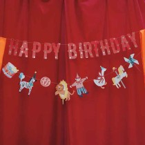 Festone Happy Birthday Circo "Circus" 2,75mt Circo "Circus Party"