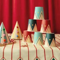 Bicchiere di Carta 220ml del Circo "Circus" 6pz Circo "Circus Party"