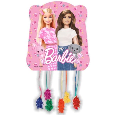 Pignatta in Cartoncino Barbie "Pinata" 28cm x 33cm Pignatte Personaggi