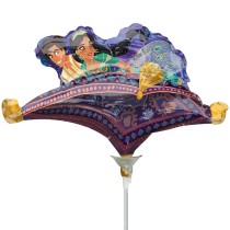 Palloncino in Foil 14" Mini Shape Tappeto Volante Aladdin "Aladdin e Jasmine" Aladdin e Jasmine
