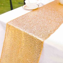Runner con Paillettes Oro 5mt x 30cm Runner/Corsie