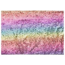 Runner con Paillettes Arcobaleno 5mt x 30cm Runner/Corsie