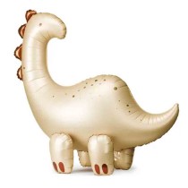 Palloncino in Foil 47" Standup Brontosauro Perlato "Dinosauro" Palloncini Tema Dinosauro