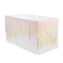 Frange Decorative in Foil per Girotavolo Iridescente 3mt Addobbi e Accessori Sirena