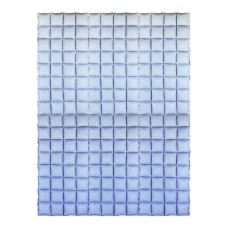 Balloon Waffle in Foil 56" Rettangolare Celeste Sfumato Balloon Waffle