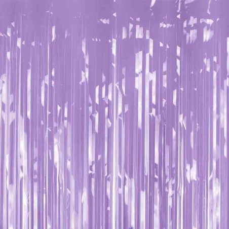 Frange Decorative in Foil Lilla Pastello H.2mt Frange