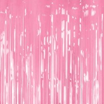 Frange Decorative in Foil Rosa Pastello H.2mt Frange