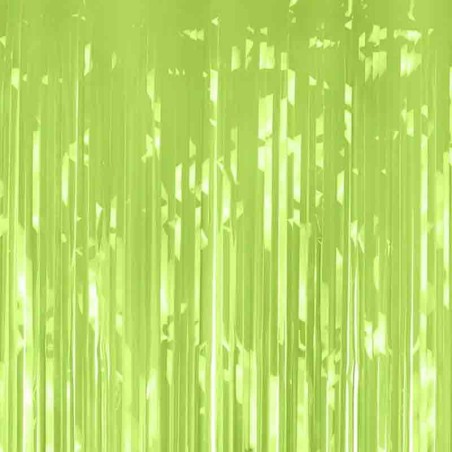 Frange Decorative in Foil Verde Pastello H.2mt Frange