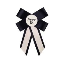 Spilla con Fiocco Nero N.18 "Elegant Milestone" Elegant Milestone Birthday