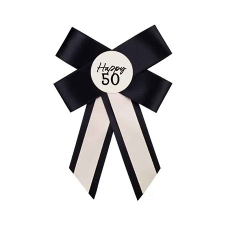 Spilla con Fiocco Nero N.50 "Elegant Milestone" Elegant Milestone Birthday