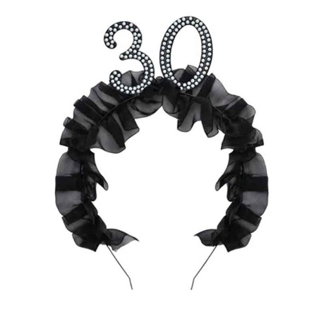 Cerchietto per Capelli N.30 "Elegant Milestone" Elegant Milestone Birthday