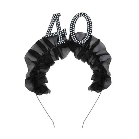 Cerchietto per Capelli N.40 "Elegant Milestone" Elegant Milestone Birthday