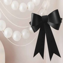 Fiocco Decorativo di Cartoncino Nero "Elegant Milestone" Elegant Milestone Birthday