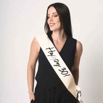 Fascia Premio Happy 30 "Elegant Milestone" 76cm Elegant Milestone Birthday