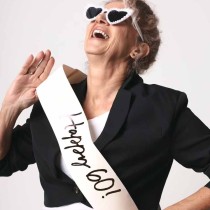 Fascia Premio Happy 60 "Elegant Milestone" 76cm Elegant Milestone Birthday