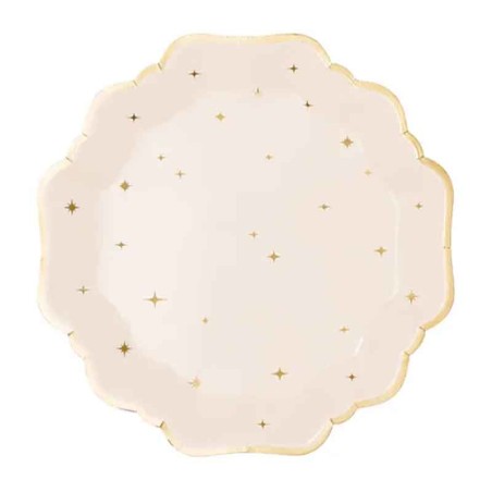 Piatto di Carta 21cm Fine del Ramadan "Eid Mubarak" 6pz Eid Mubarak