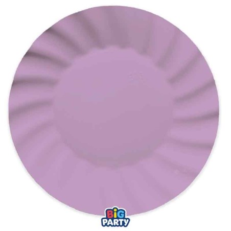 Piatto di Carta 30cm Smerlato Wavy Lilla 6pz Lilla "Lilac"