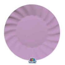 Piatto di Carta 25cm Smerlato Wavy Lilla 6pz Lilla "Lilac"