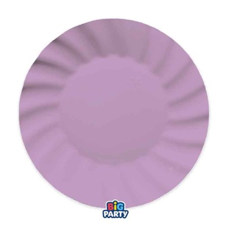 Piatto di Carta 20cm Smerlato Wavy Lilla 6pz Lilla "Lilac"