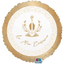 Palloncino in Foil 18" La Mia Cresima "Elegant" Santa Cresima