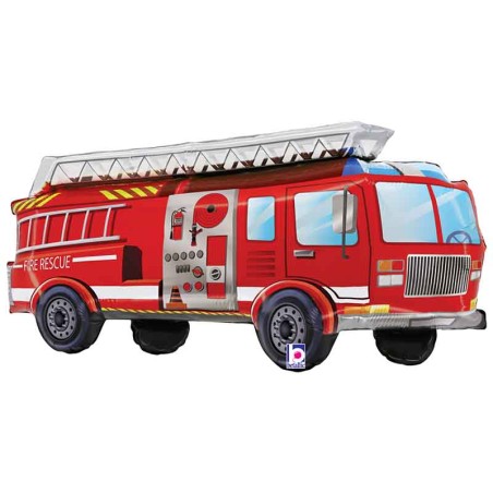 Palloncino in Foil 38" Super Shape Camion dei Pompieri Sport e Veicoli Grabo