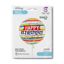 Palloncino in Foil 18" Pensione "Happy Retirement!" Giornate Speciali Grabo