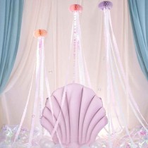 Palloncino in Foil 49" Standups Conchiglia Rosa "Seashell" Pesci e Mare