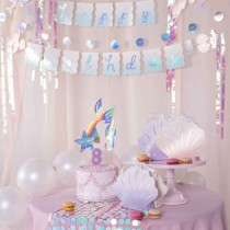 Porta Confetti di Cartoncino sagomati Conchiglia 4pz Addobbi e Accessori Sirena