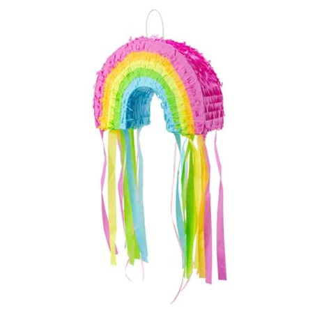 Pignatta in Cartoncino Rigido sagomata Arcobaleno "Pinata" Pignatte Fantasia