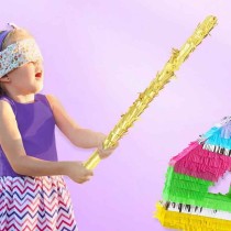 Bastone Oro per Rompere la Pignatta 50cm Pignatte Fantasia