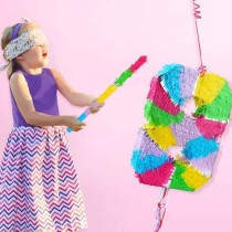 Pignatta in Cartoncino Rigido sagomata N.8 Arcobaleno "Pinata" Pignatte Serie Numerali